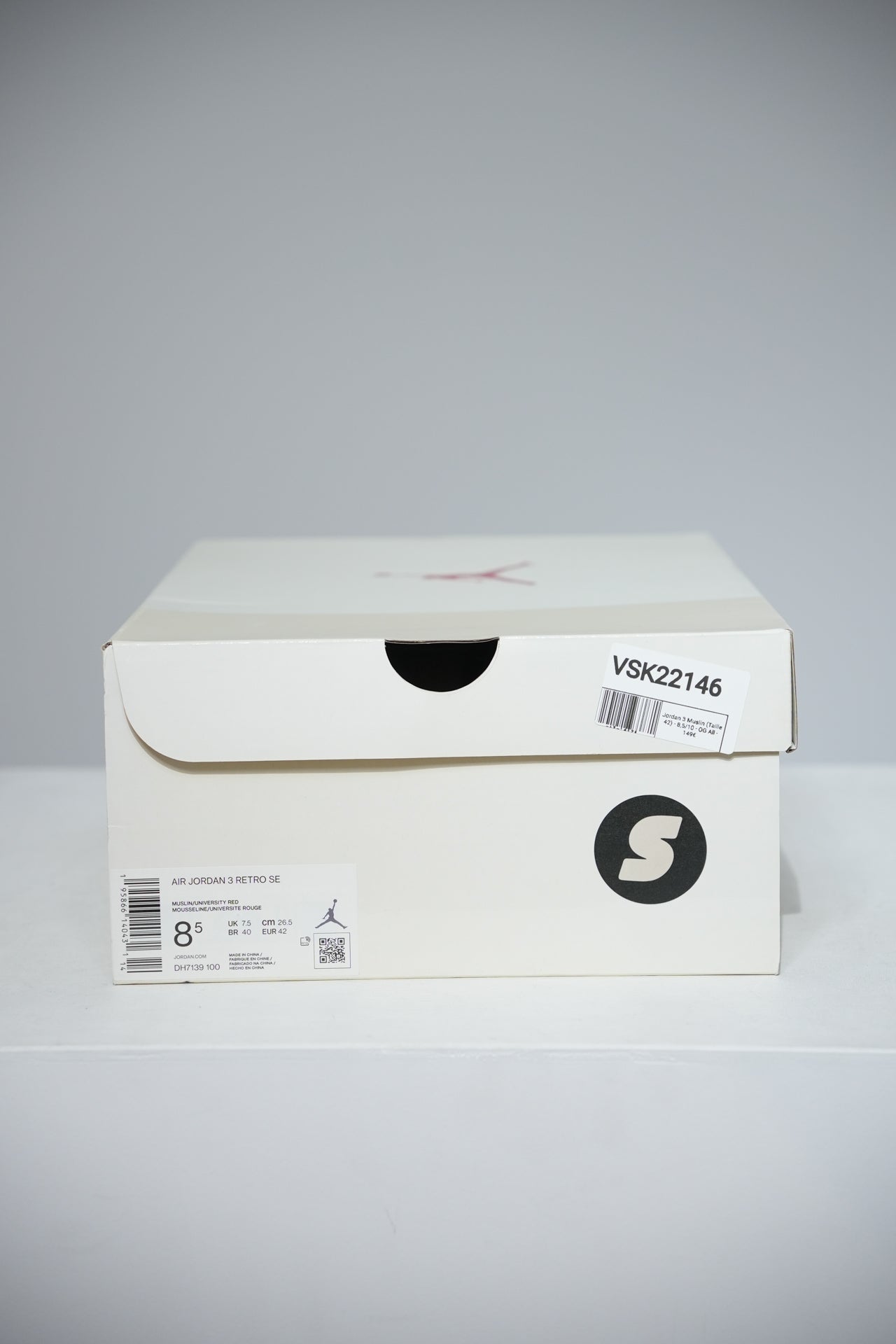 Jordan 3 Muslin (Taille 42)