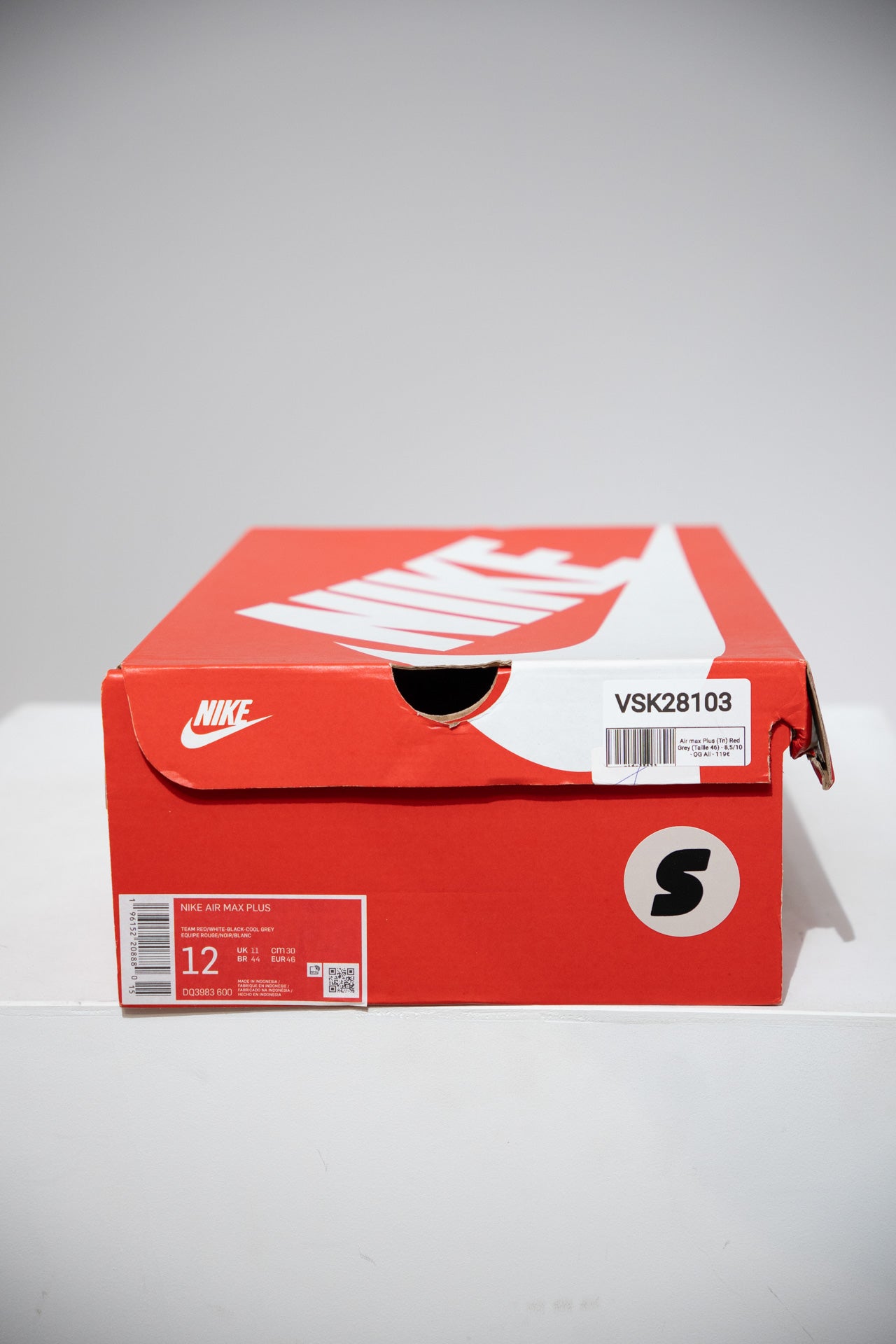 Air max Plus (Tn) Red Grey (Taille 46)
