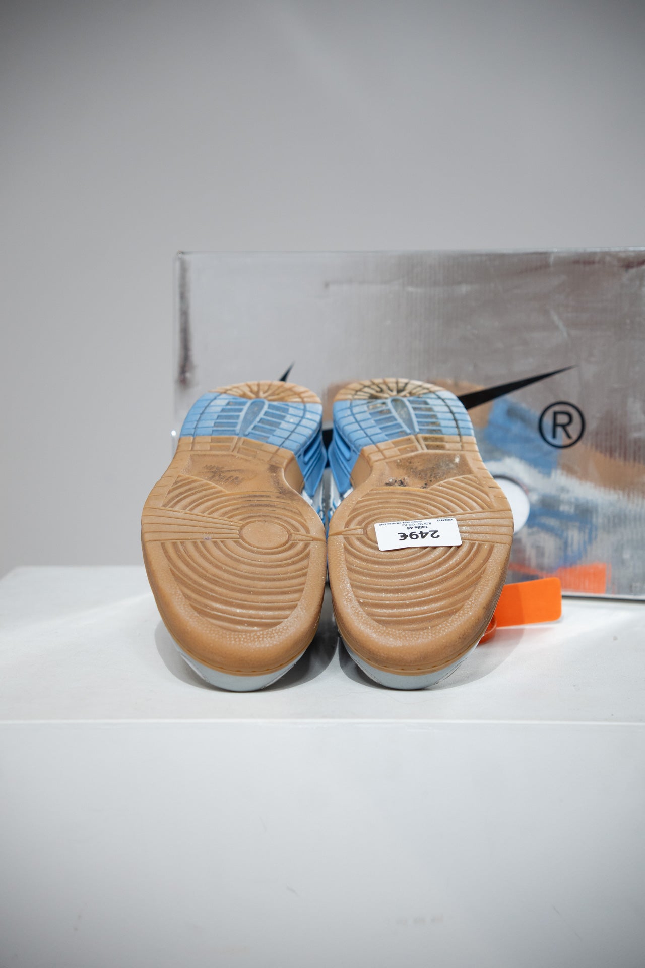 Rubber Dunk Off-White UNC (Taille 46)