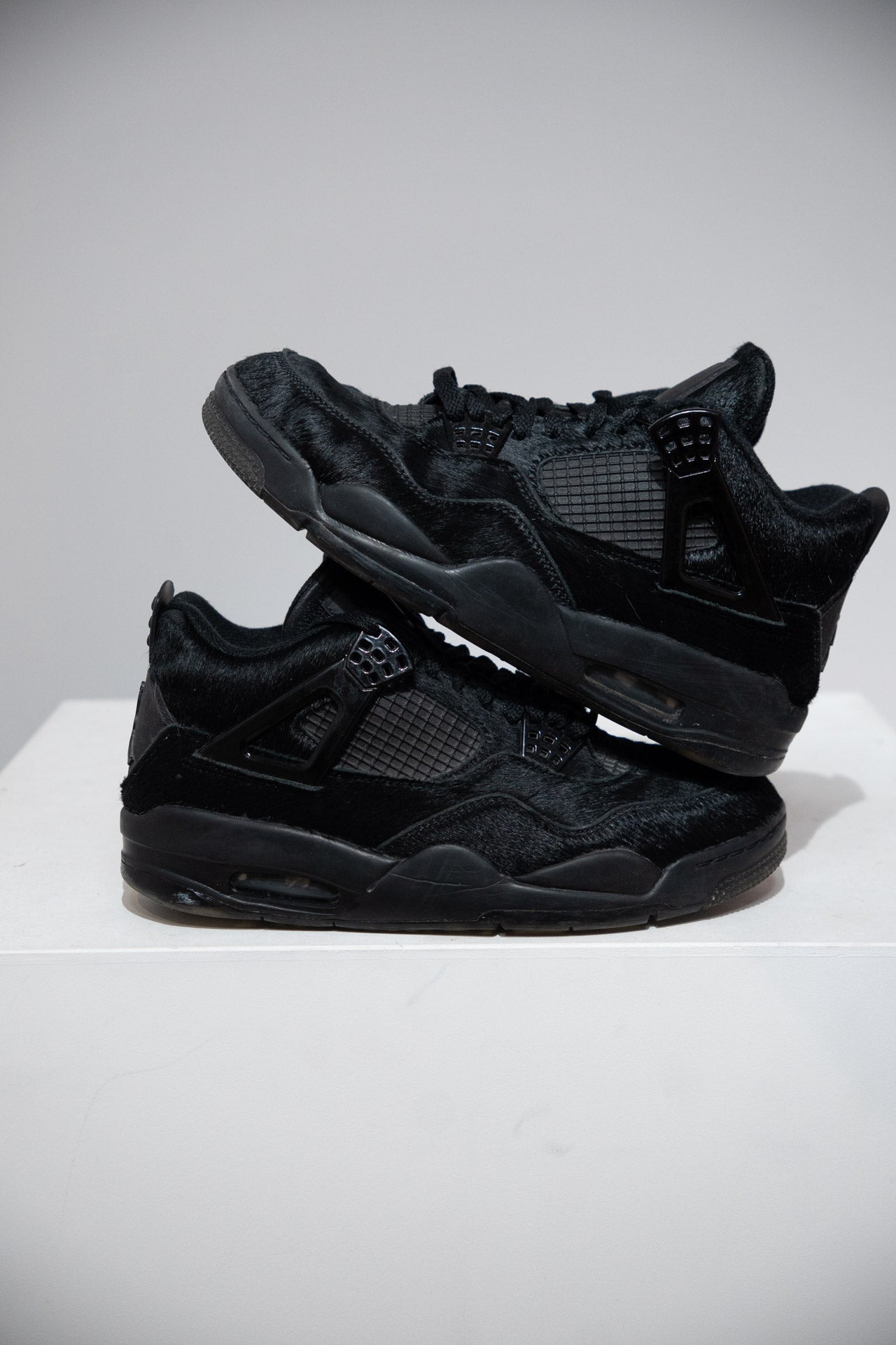 Jordan 4 Golf Black Cat Pony Hair (Taille 42)