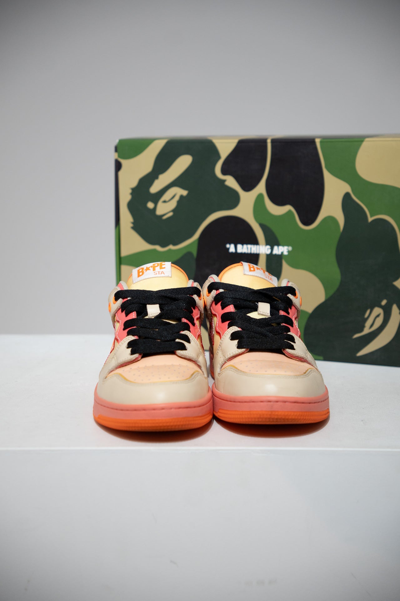 Bape Sk8 Sta Orange Yellow (Taille 44)