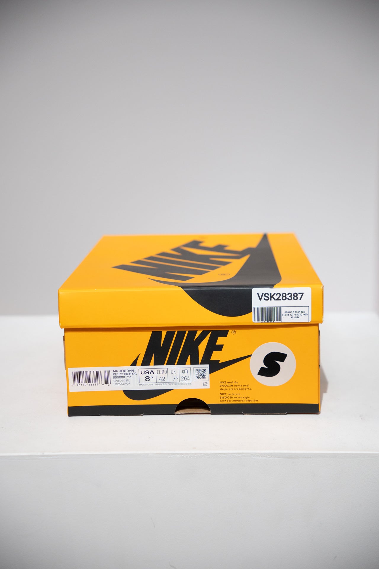 Jordan 1 High Taxi (Taille 42)