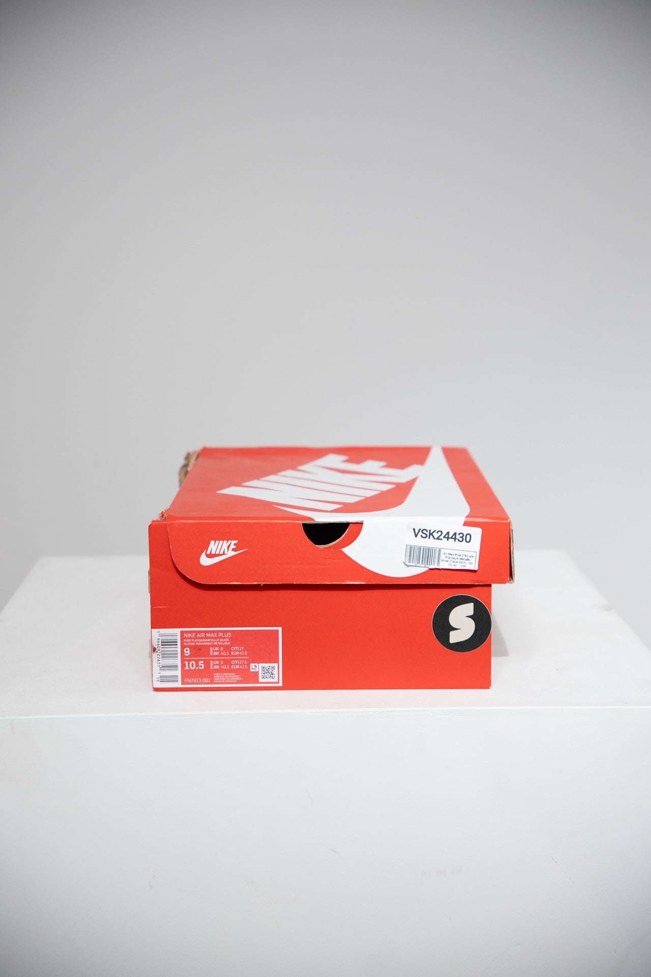 Air Max Plus (TN) ure Platinium Metallic Silver (Taille 42,5)