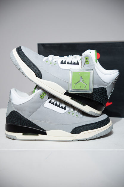 Jordan 3 Chlorophyll (Taille 44,5)