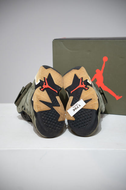 Jordan 6 Travis Scott Olive (Taille 37,5)