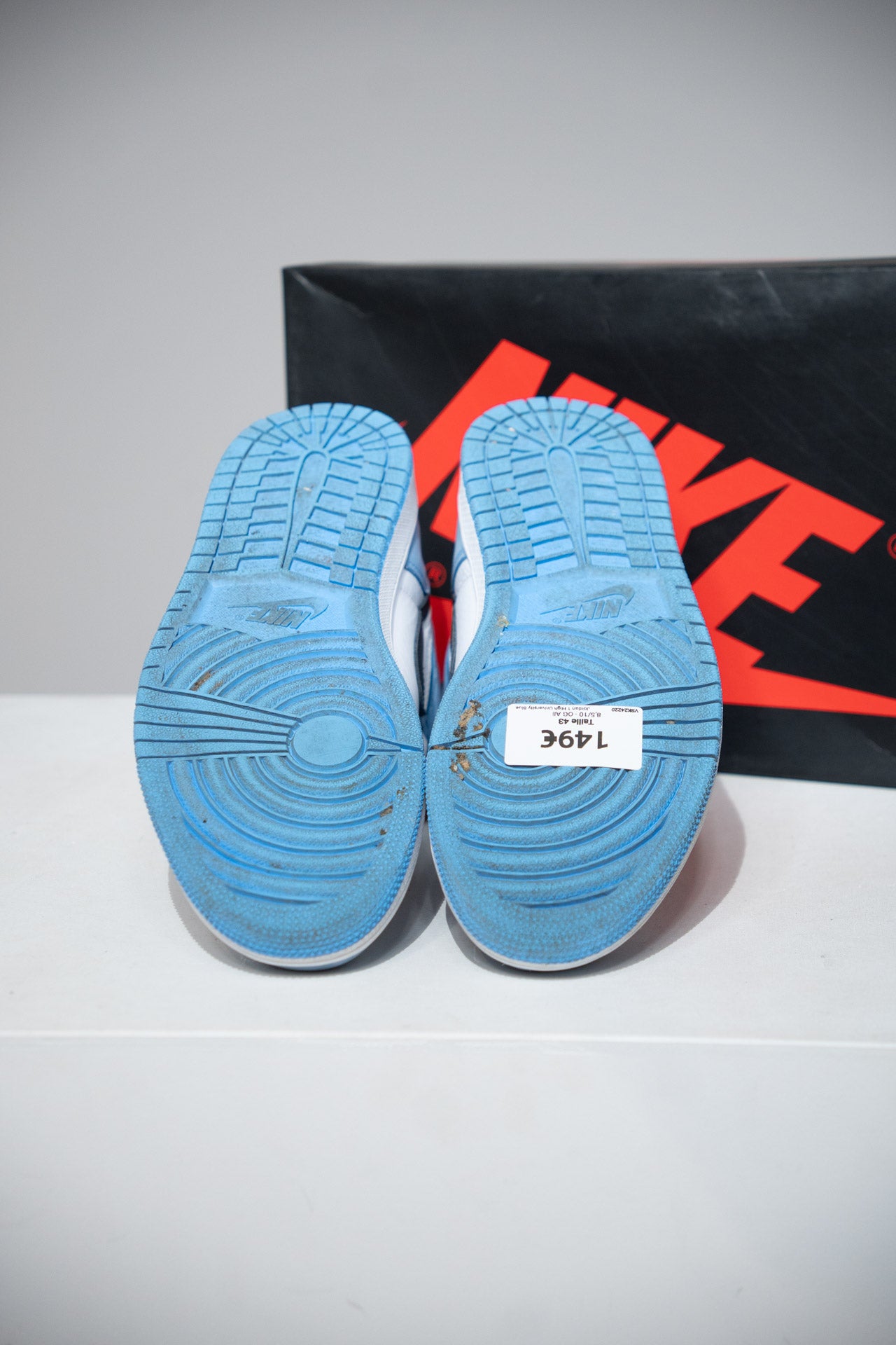 Jordan 1 High University Blue (Taille 43)