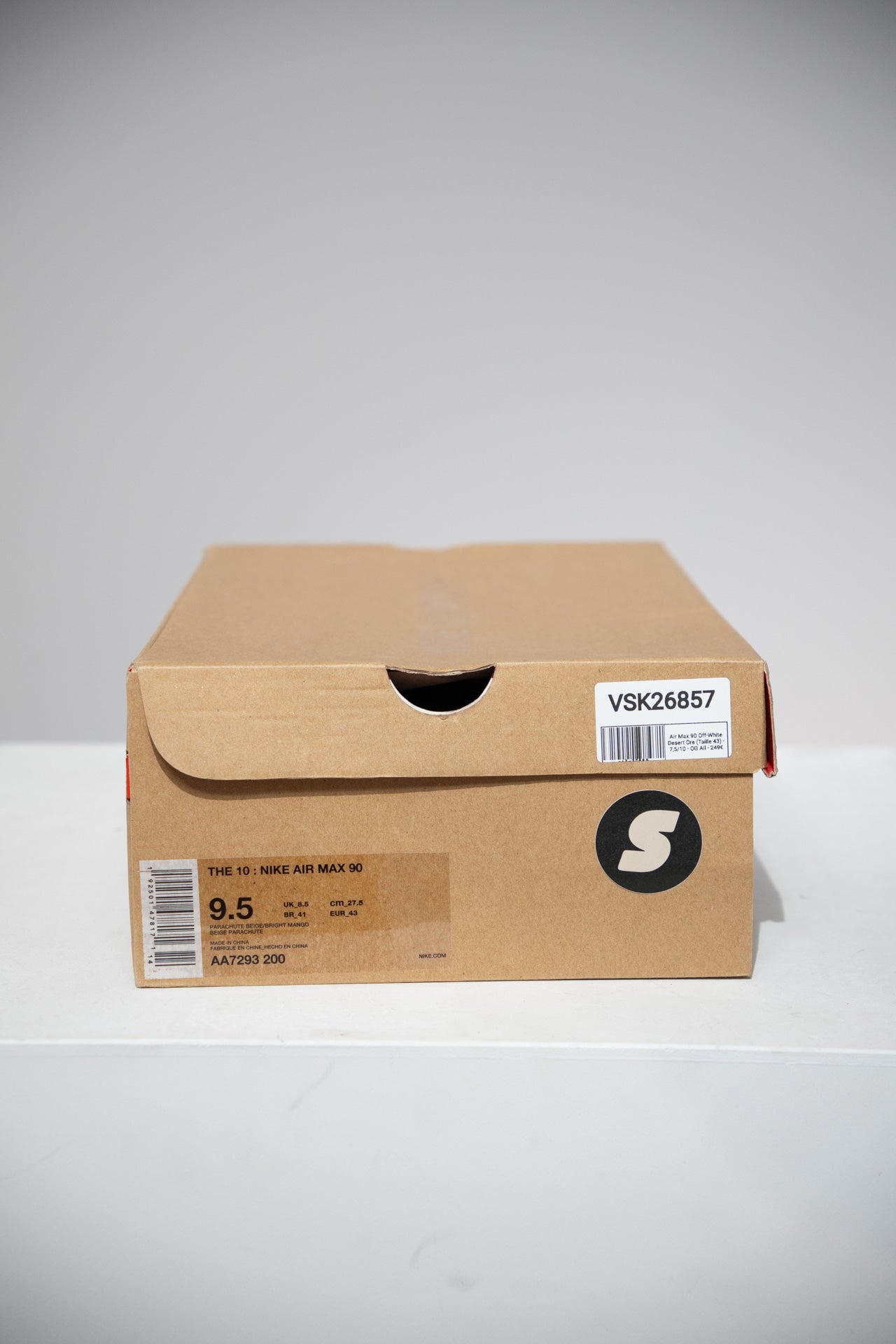 Air Max 90 Off-White Desert Ore (Taille 43)