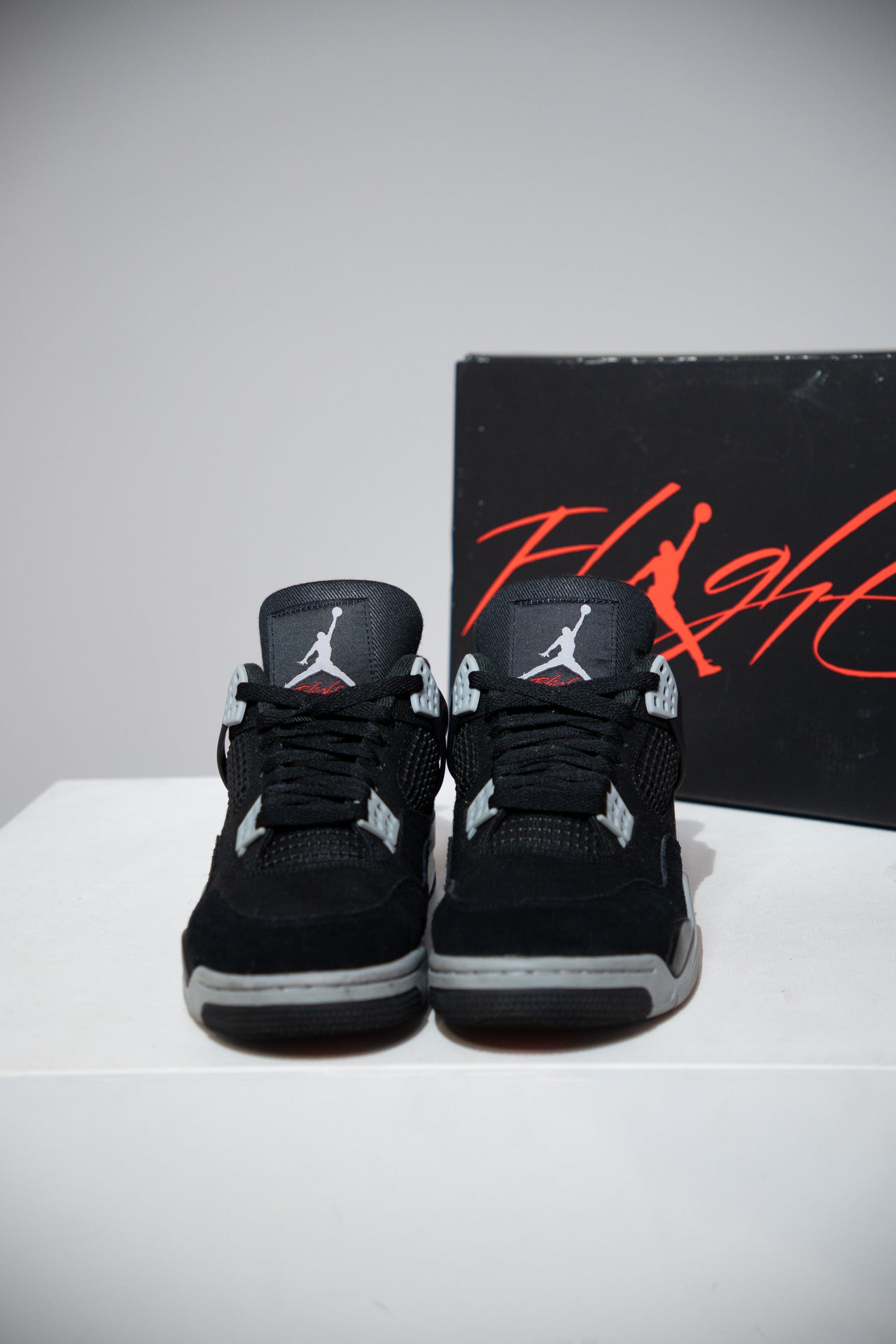 Jordan 4 Black Canvas (Taille 42)