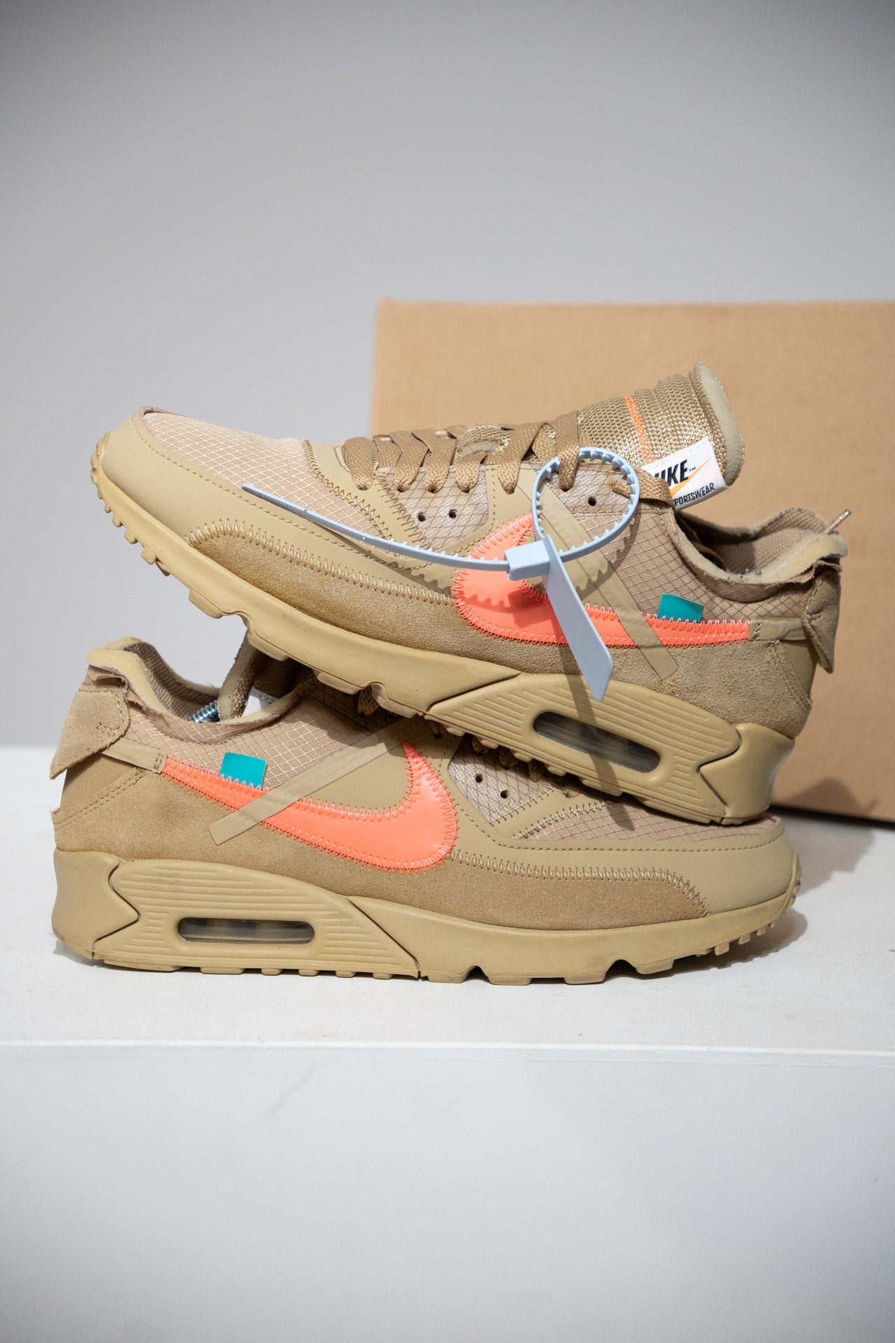 Air Max 90 Off-White Desert Ore (Taille 42,5)