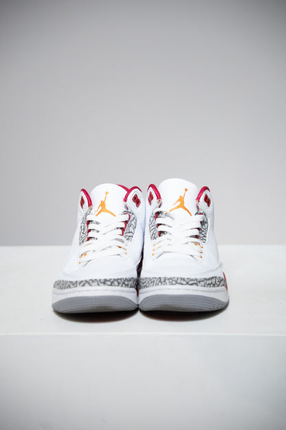 Jordan 3 Cardinal Red (Taille 40,5)