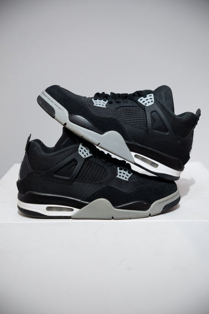 Jordan 4 Black Canvas (Taille 44)
