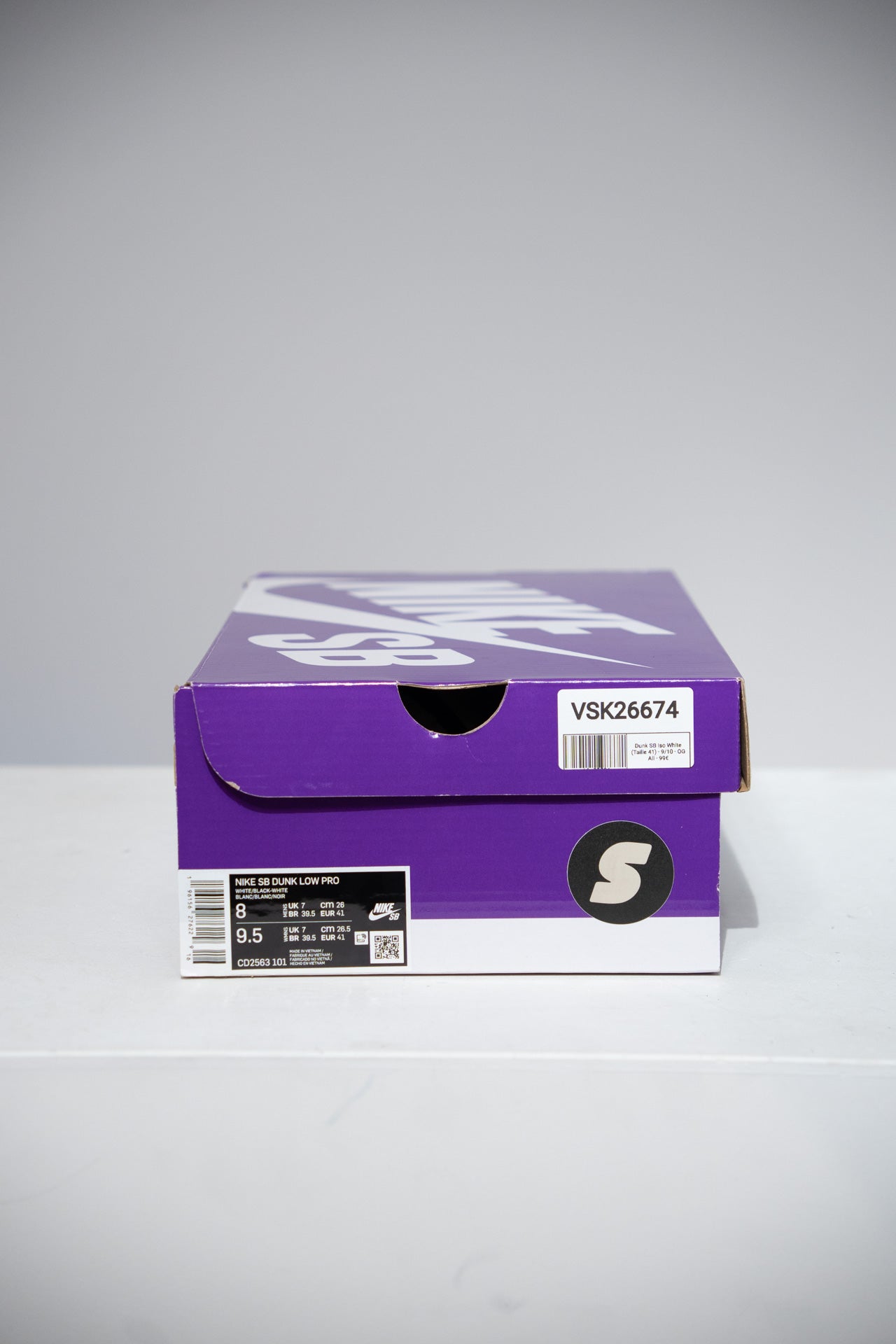 Dunk SB Iso White (Taille 41)