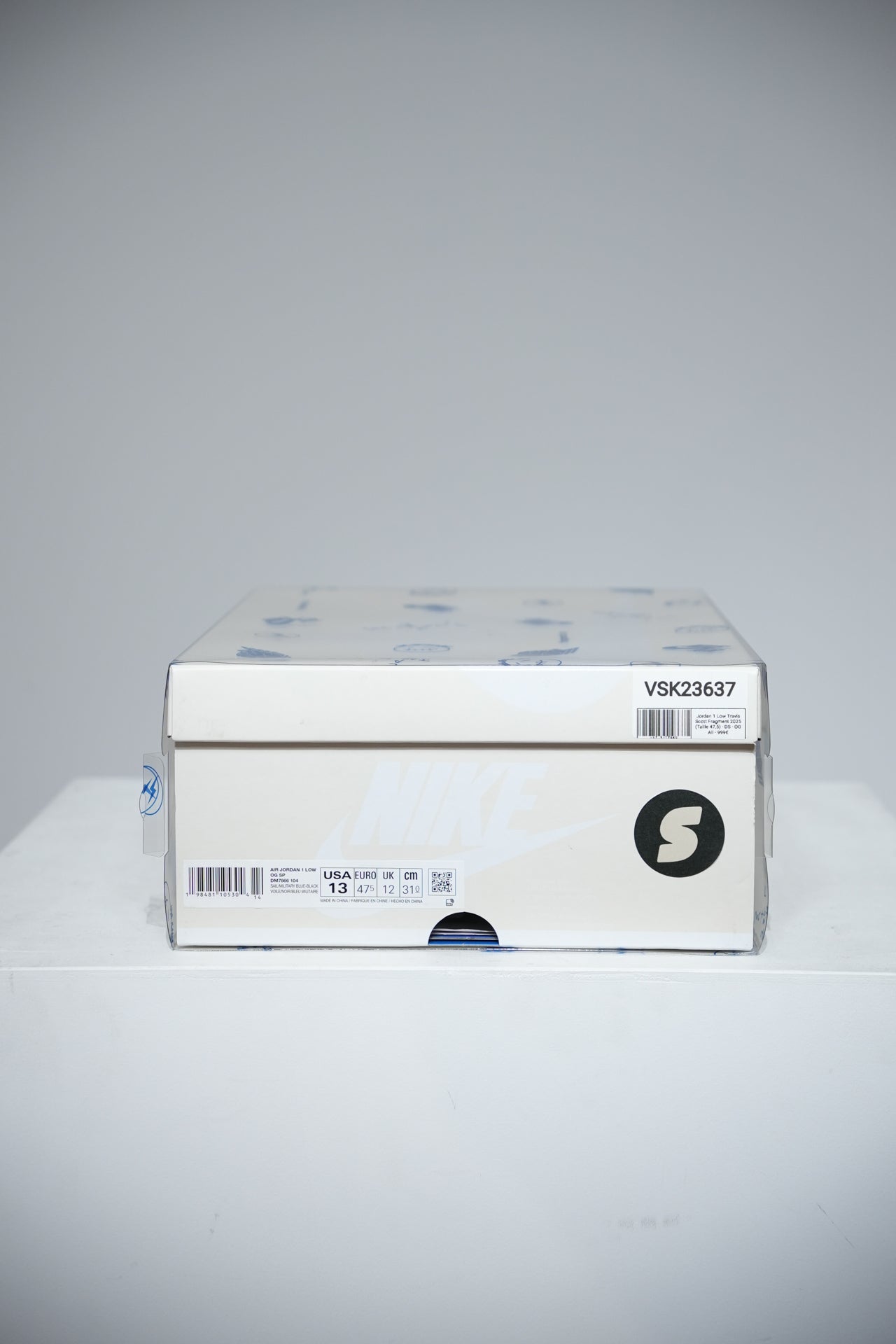 Jordan 1 Low Travis Scott Fragment 2025 (Taille 45,5)