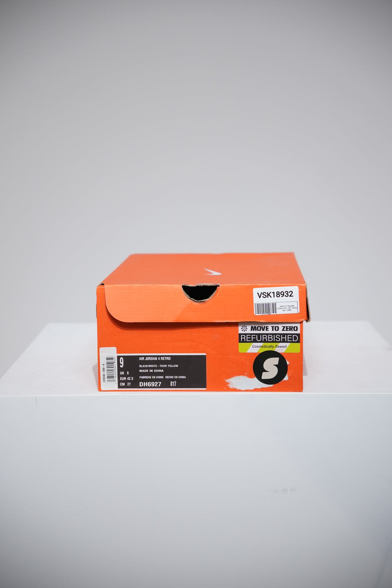 Jordan 4 Thunder (Taille 42,5)