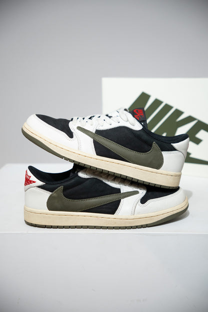 Jordan 1 Low Travis Scott Olive (Taille 40)