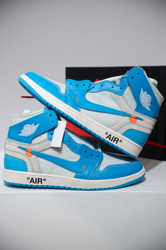 Jordan 1 High Off-White UNC (Taille 47,5)