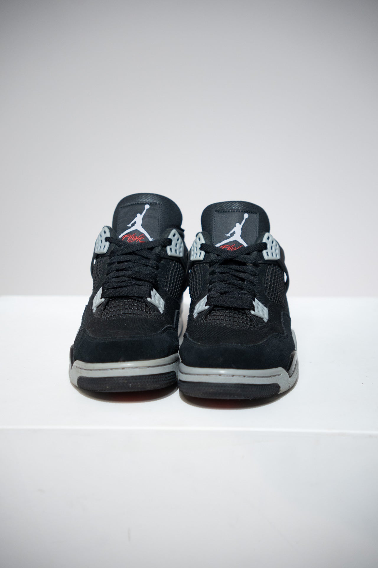 Jordan 4 Black Canvas (Taille 45)
