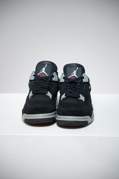 Jordan 4 Black Canvas (Taille 45)