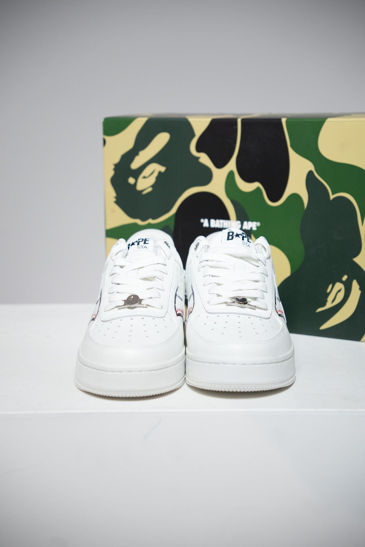 Bapesta Shark White (Taille 45)