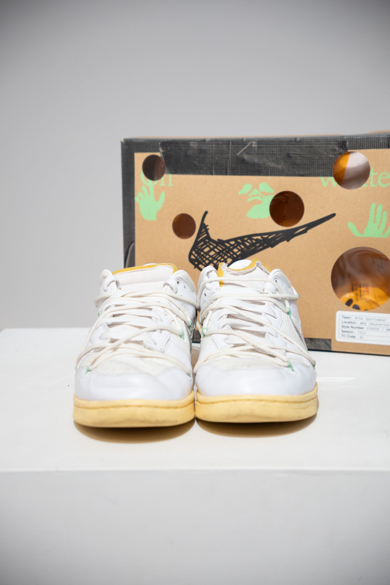 Dunk Low Off-White Lot 01/50 (Taille 45)
