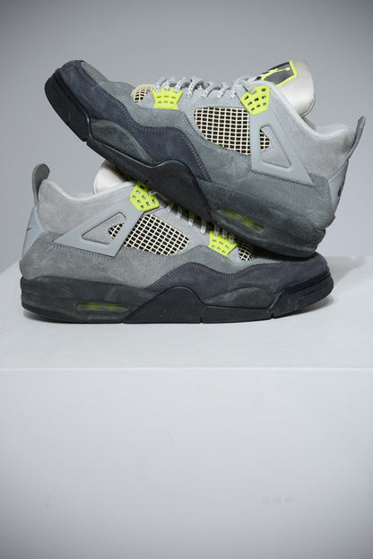 Jordan 4 Neon Green (Taille 45)