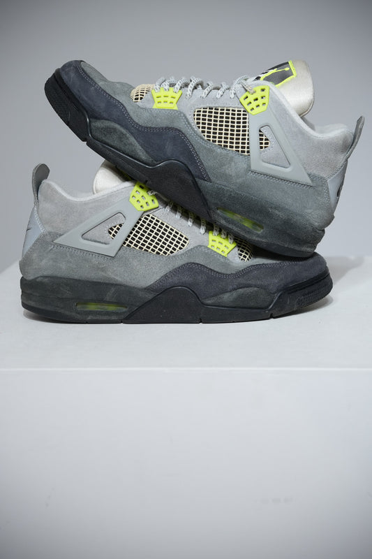 Jordan 4 Neon Green (Taille 45)
