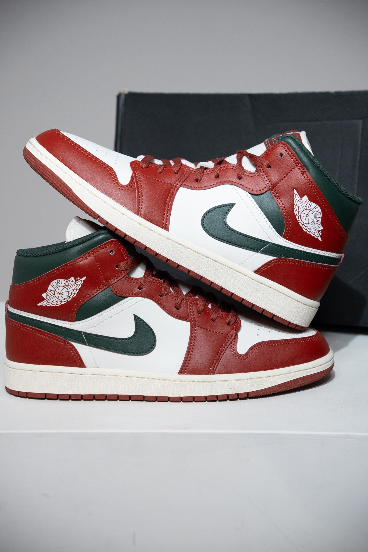 Jordan 1 Mid Redstone Midight Green (Taille 46)