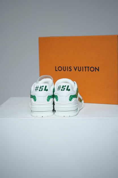 Louis Vuitton trainer Colored In Green (Taille 42 (7IT))