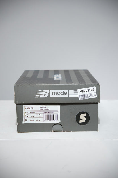 New Balance 992 Made In USA Black Grey (Taille 44)