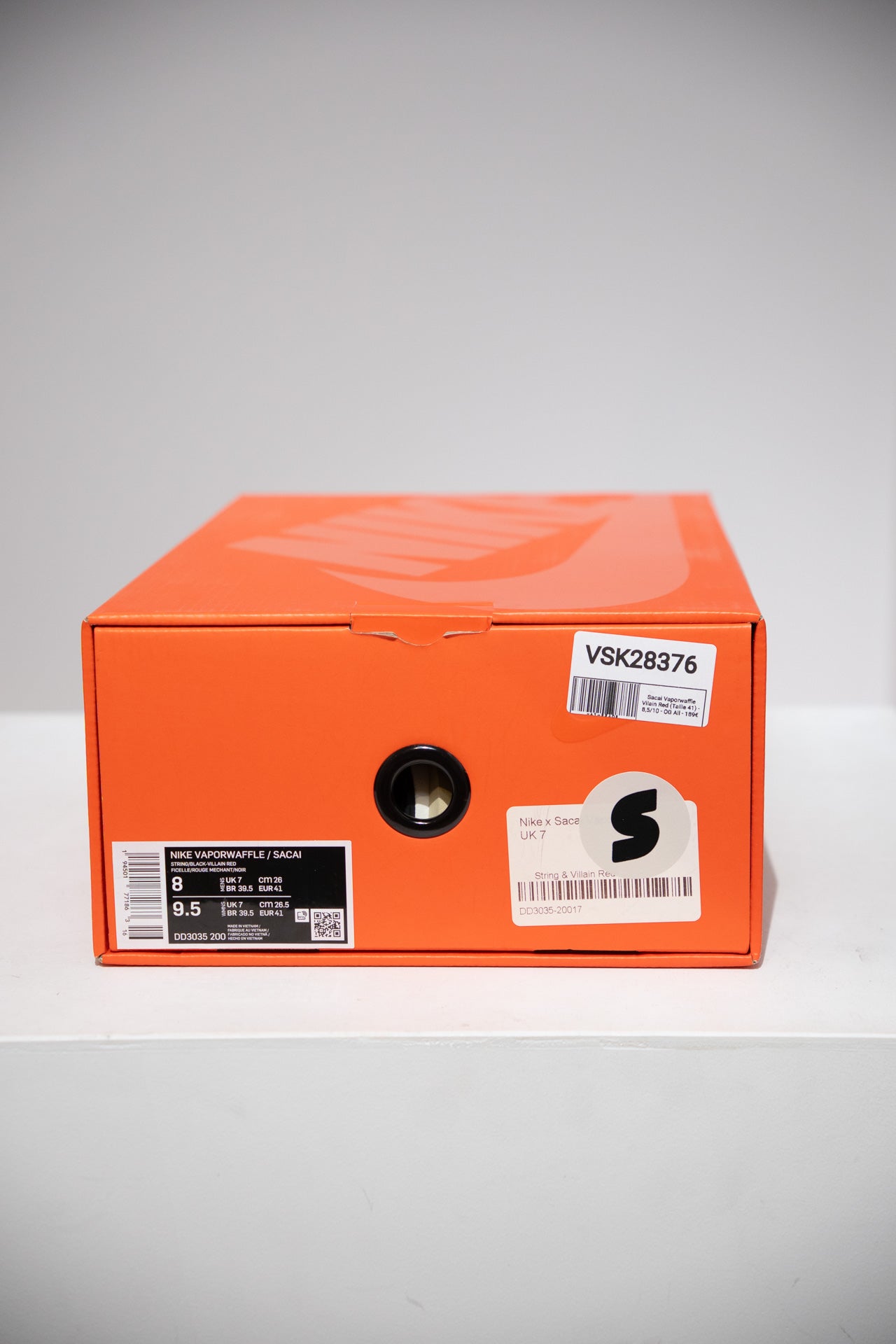 Sacai Vaporwaffle Vilain Red (Taille 41)