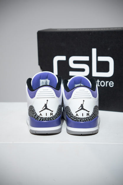 Jordan 3 Dark Iris (Taille 43)