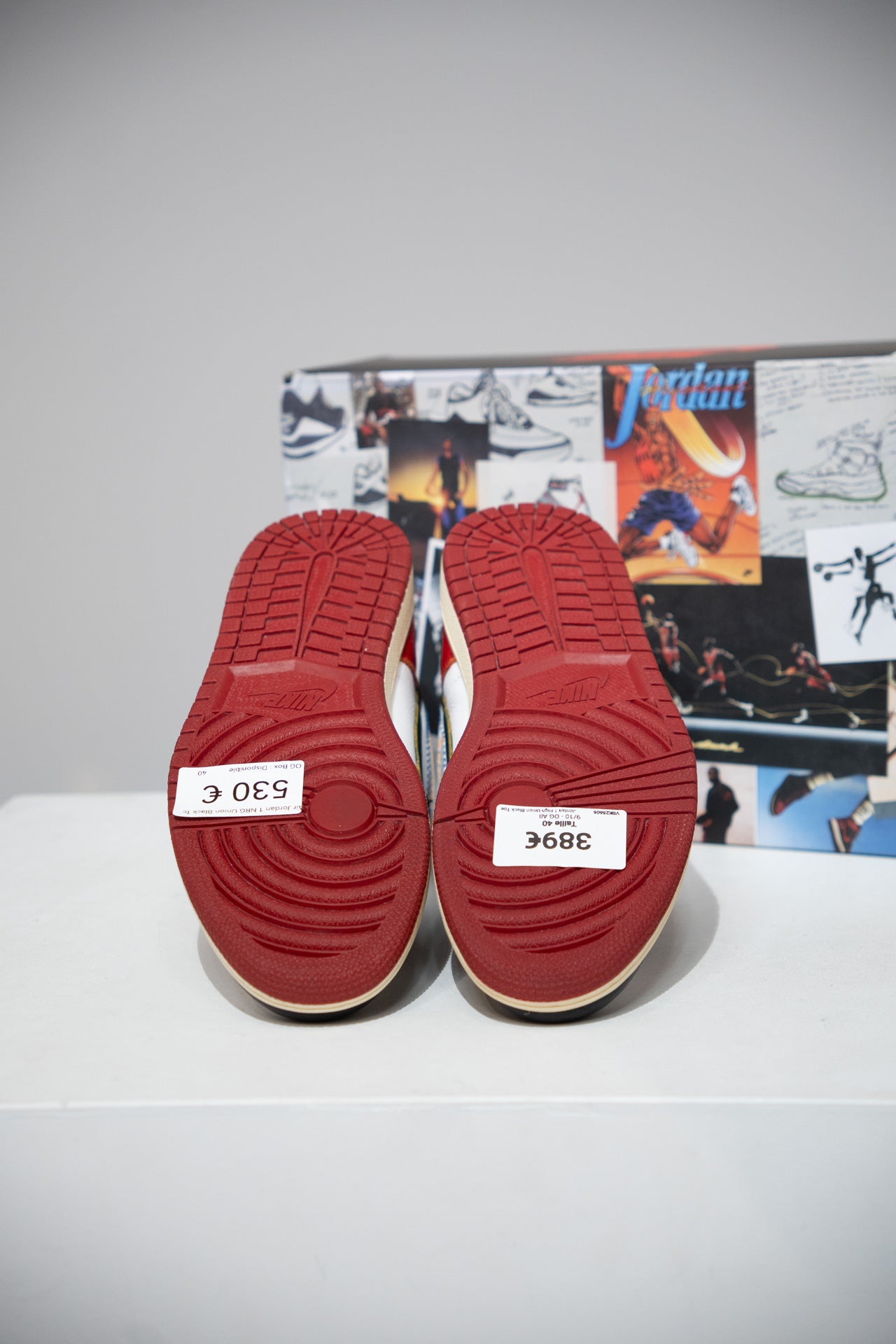 Jordan 1 High Union Black Toe (Taille 40)