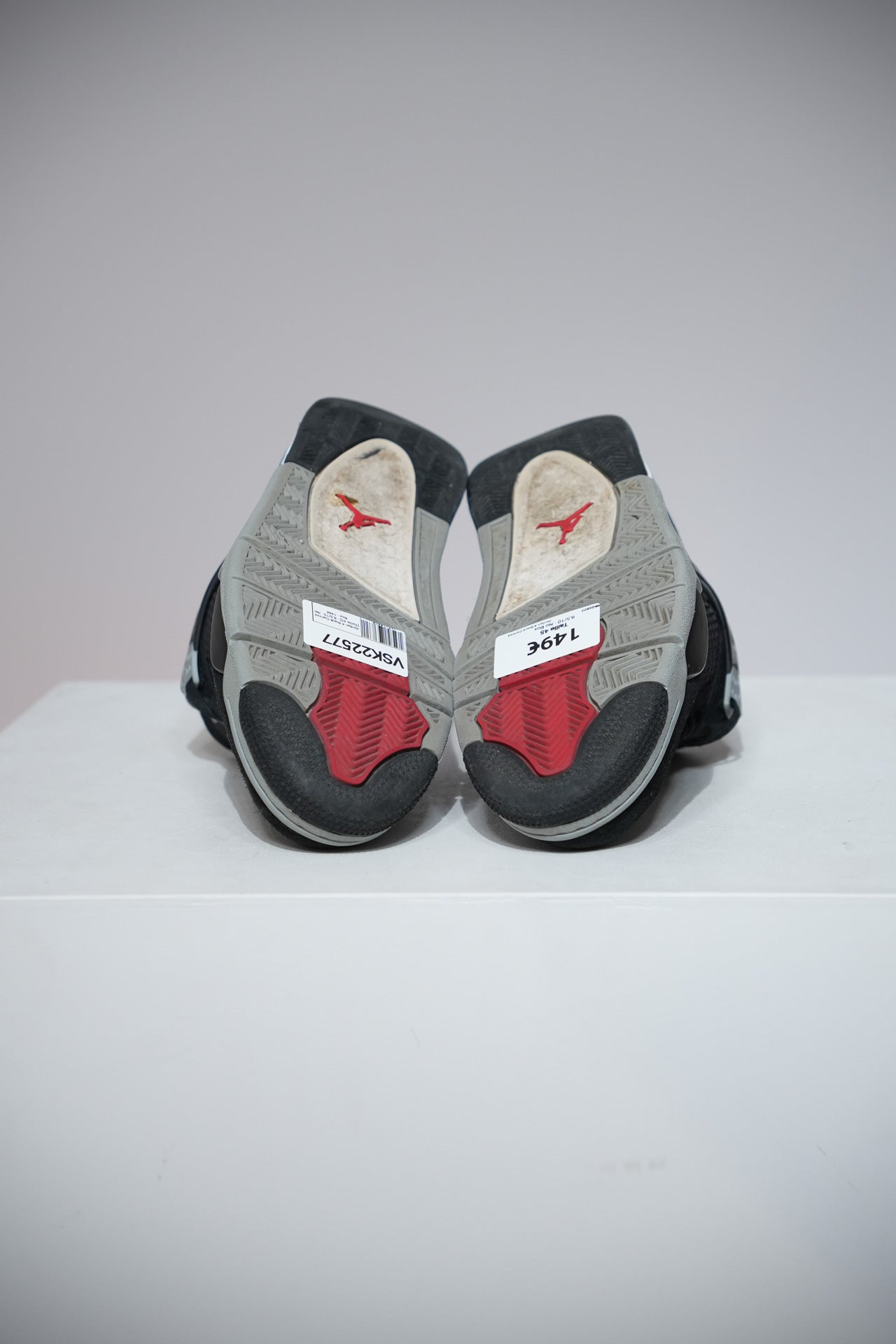 Jordan 4 Black Canvas (Taille 45)