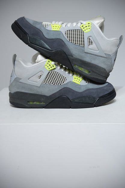 Jordan 4 Neon Green (Taille 46)