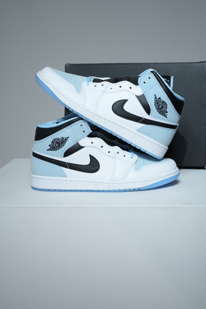 Jordan 1 Mid Ice Blue (Taille 38)