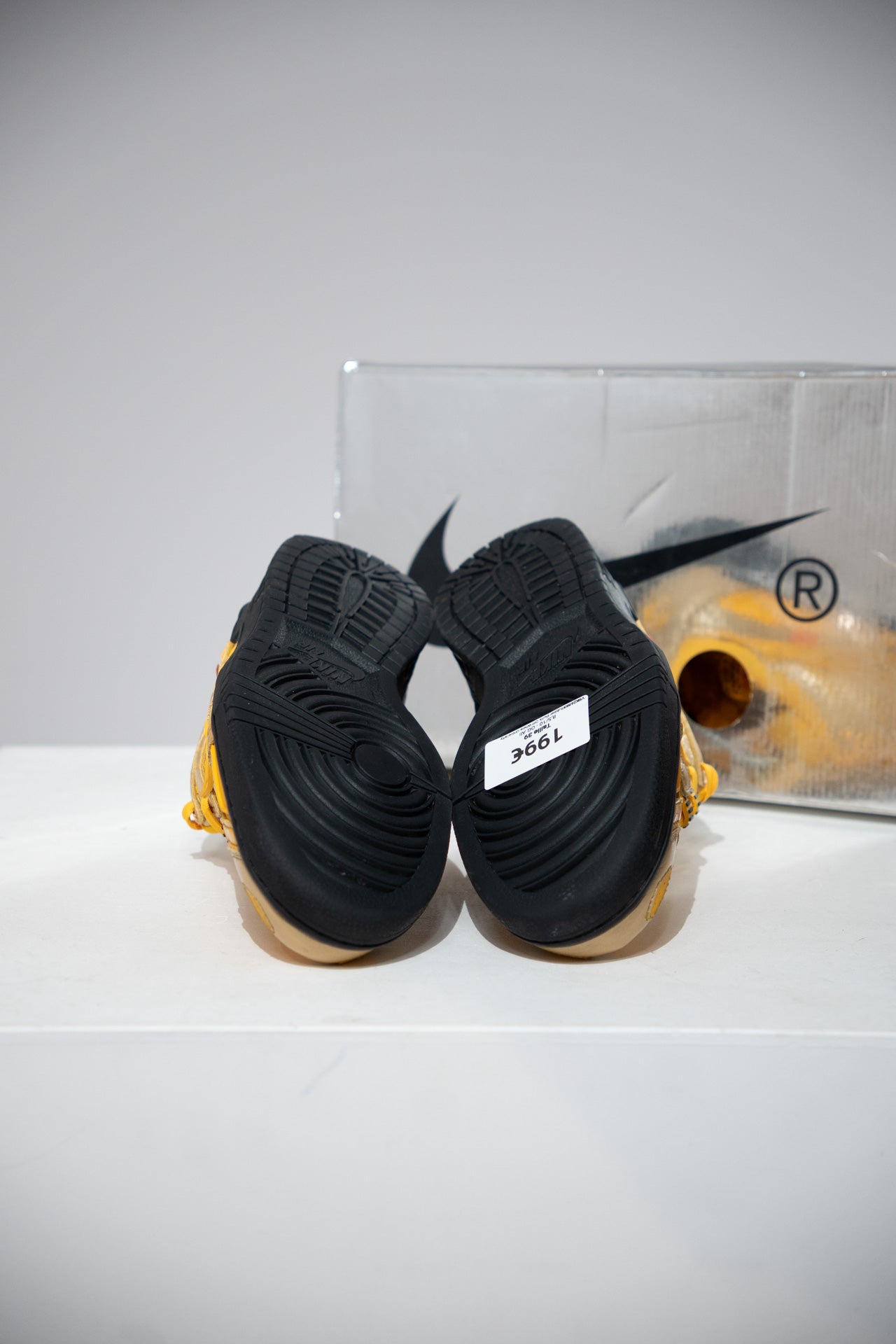 Rubber Dunk Off-White University Gold (Taille 39)