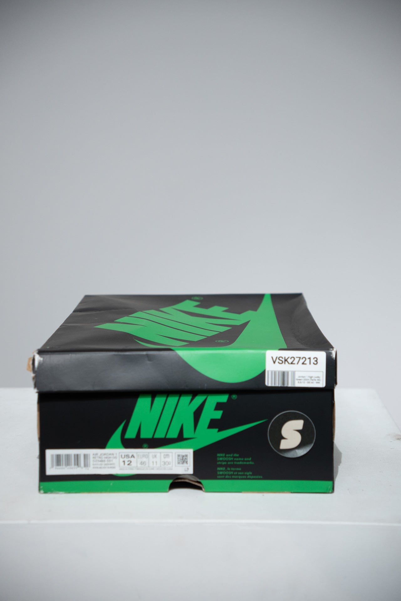 Jordan 1 high Lucky Green 2024 (Taille 46)