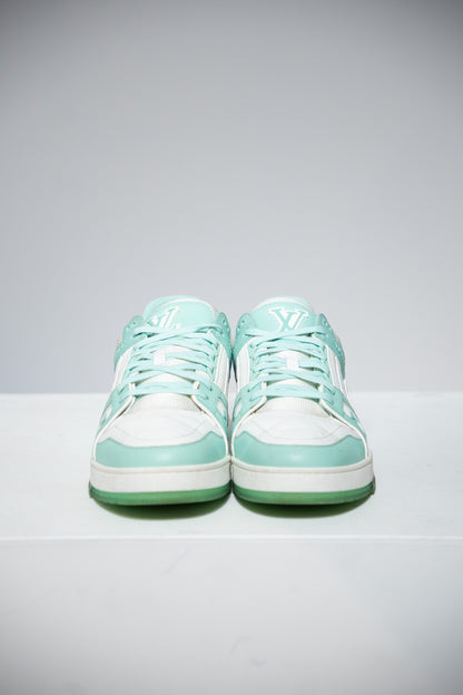 Louis Vuitton Trainer Teal White (Taille 44,5 (8,5 IT))