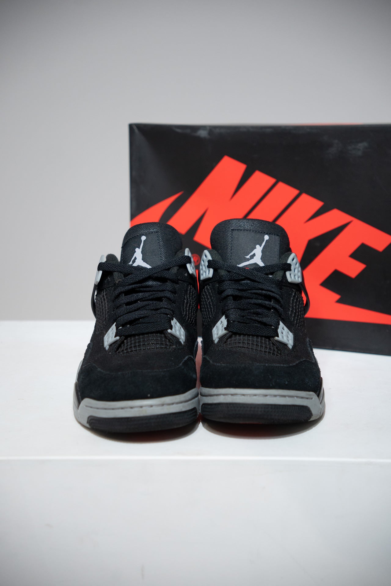 Jordan 4 Black Canvas (Taille 45)