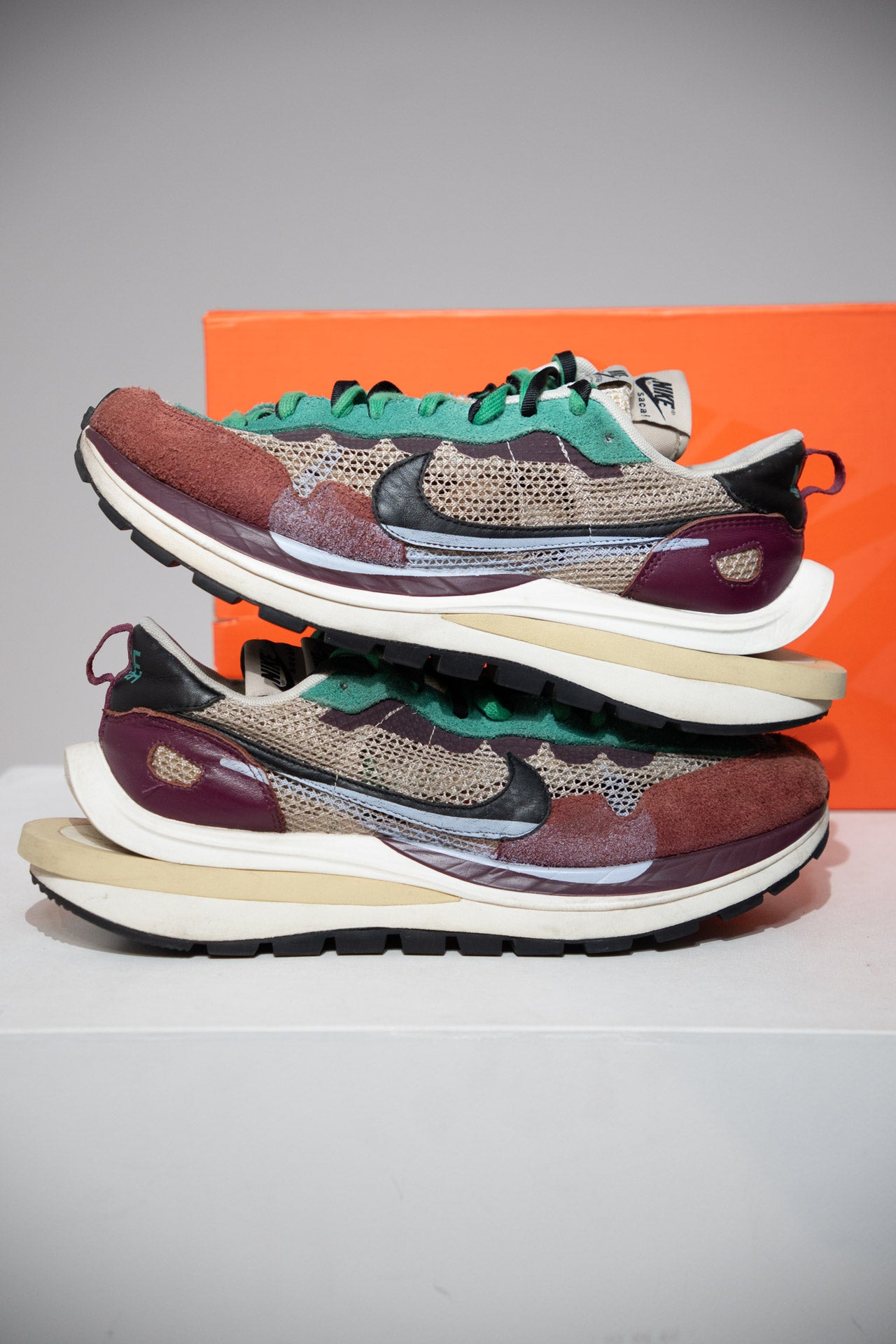 Sacai Vaporwaffle Vilain Red (Taille 45)