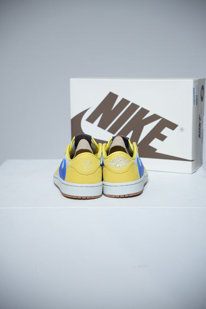 Jordan 1 Low Travis Scott Canary Yellow (Taille 47)