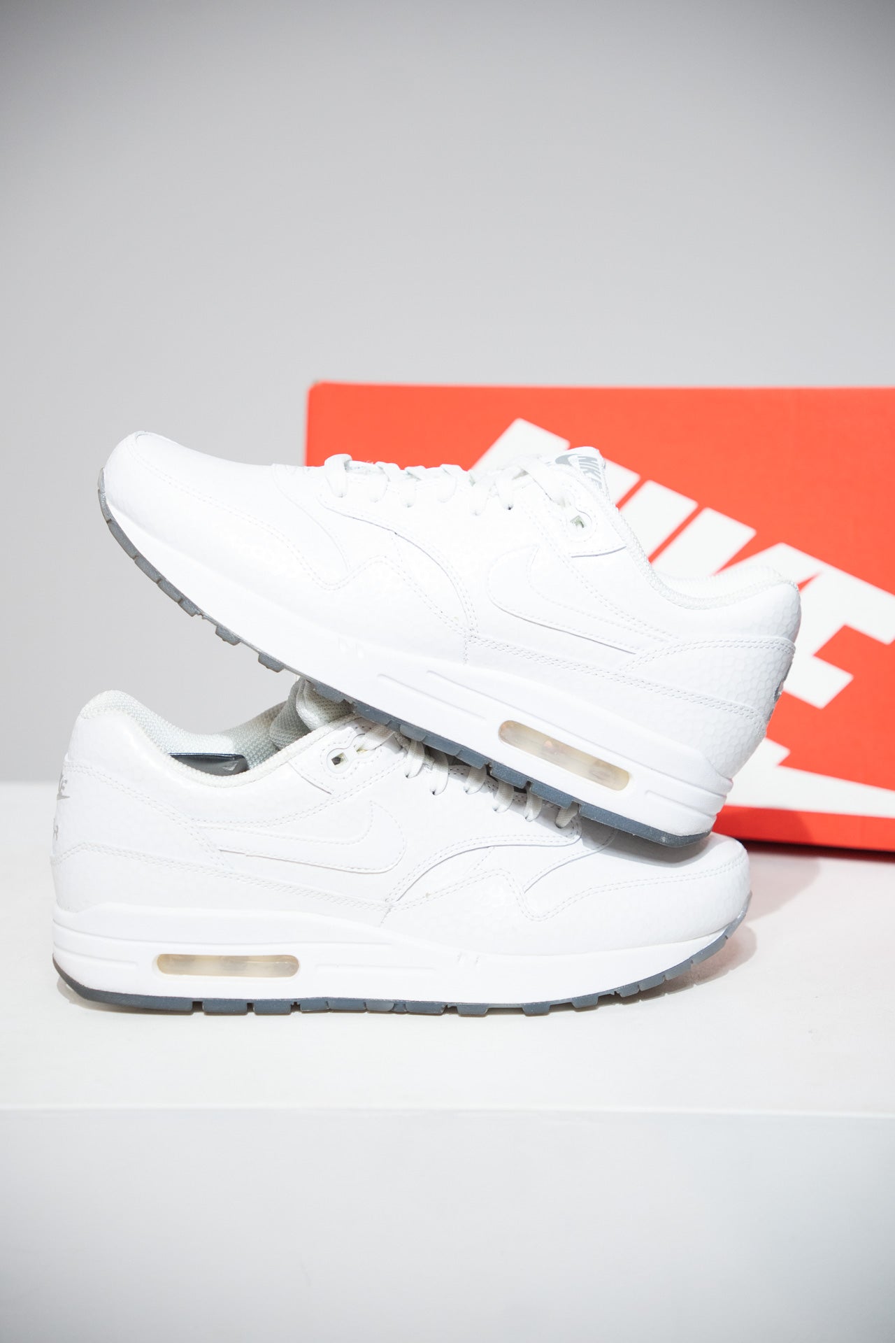 Air Max 1 White Metallic Silver (Taille 40)