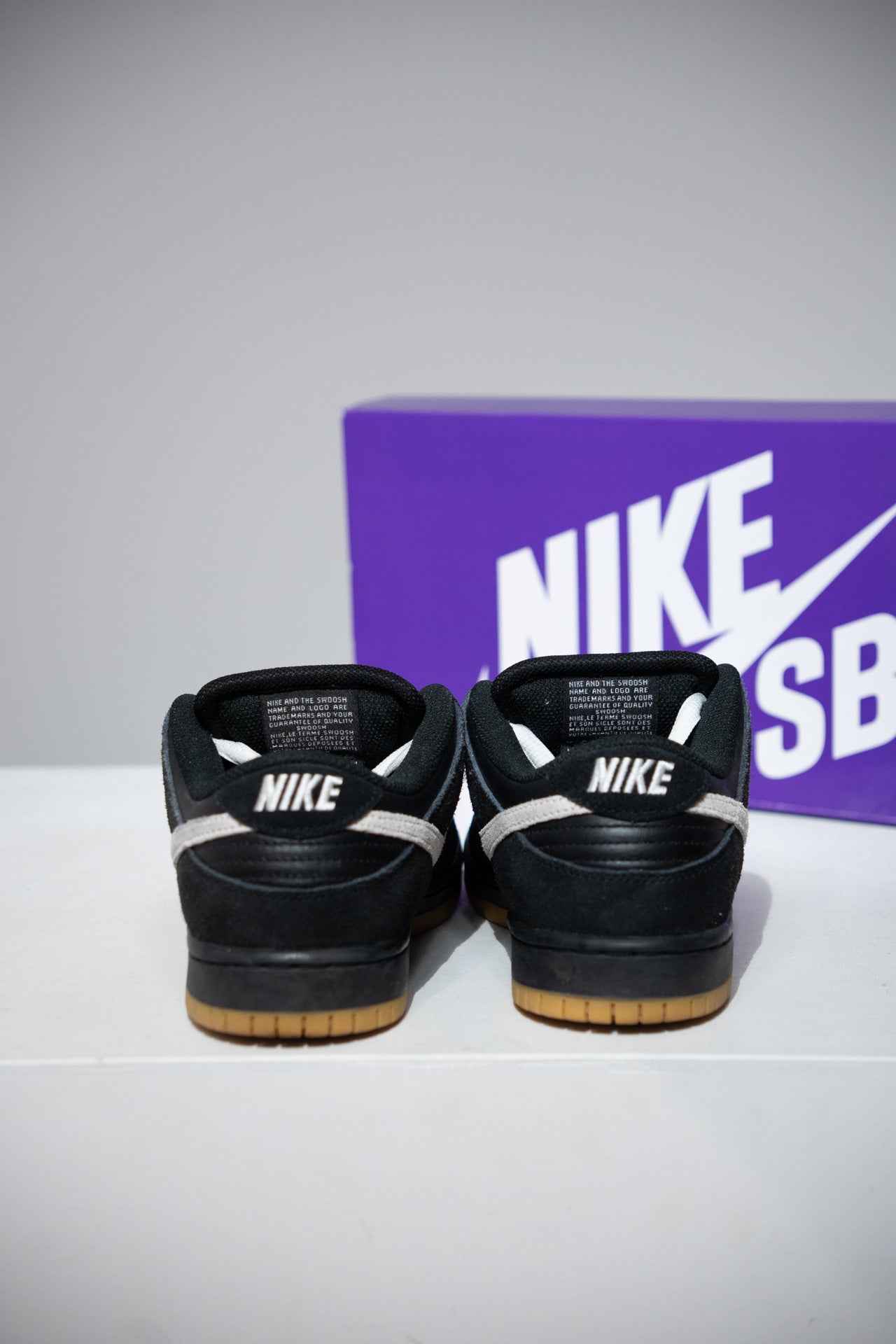 Dunk Sb Iso Black White Gum (Taille 38,5)
