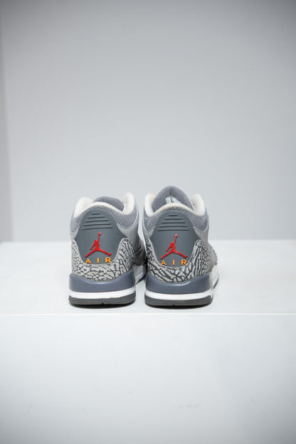 Jordan 3 Cool Grey GS (Taille 38,5)