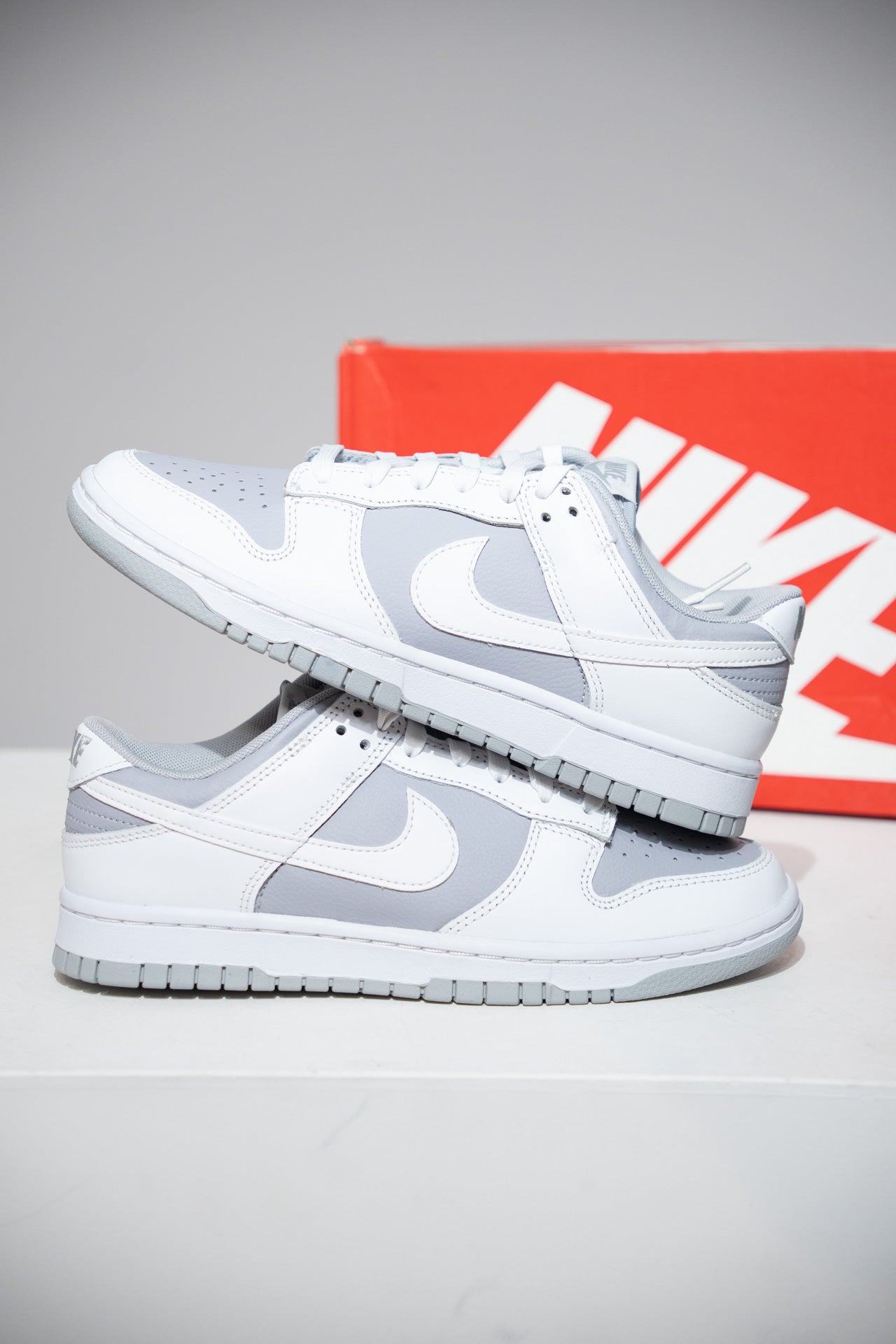 Dunk Low Grey White (Taille 40)