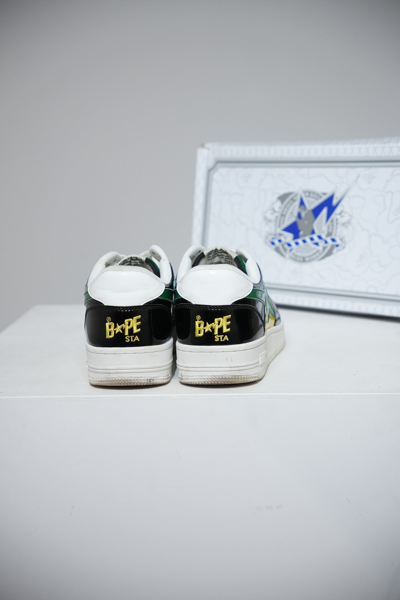 Bapesta Color Block Black Yellow Green (Taille 44)