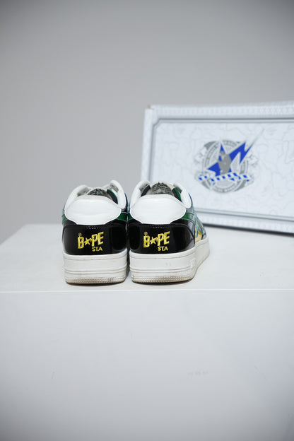 Bapesta Color Block Black Yellow Green (Taille 44)
