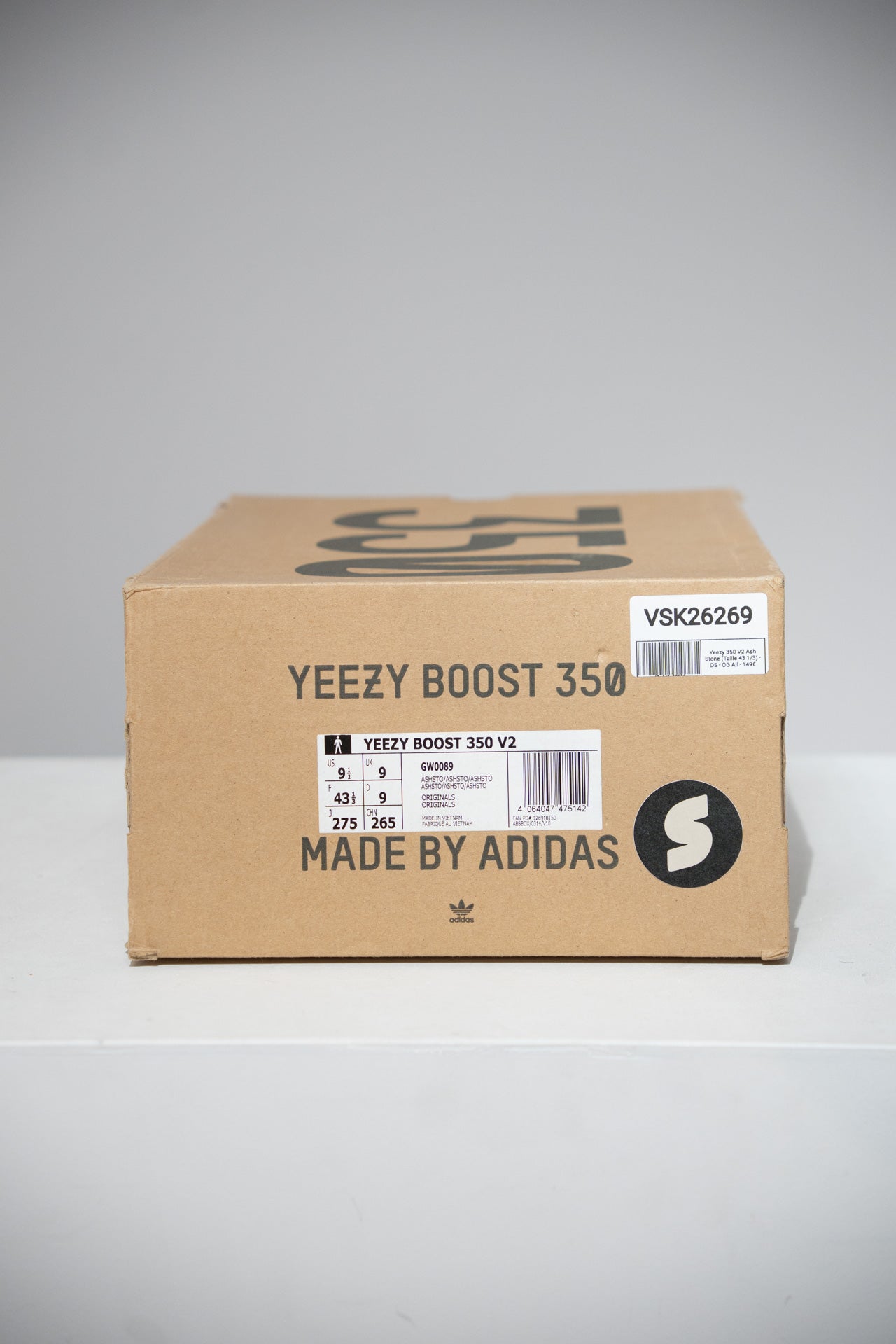Yeezy 350 V2 Ash Stone (Taille 43 1/3)