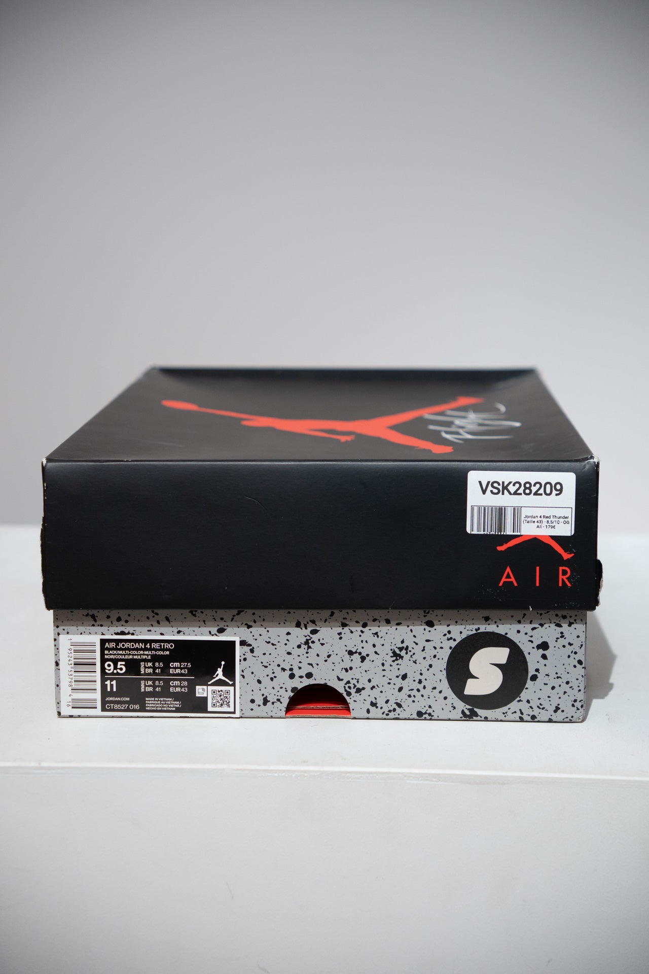 Jordan 4 Red Thunder (Taille 43)