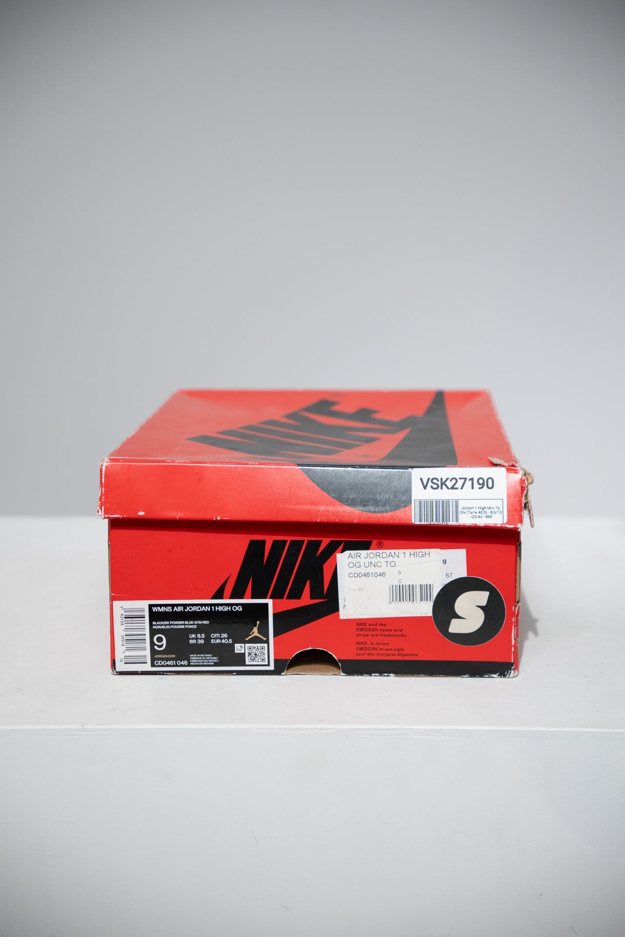 Jordan 1 High Unc To Chi (Taille 40,5)